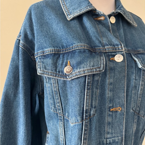 Medium Wash Denim Jacket - Picture 2 of 7